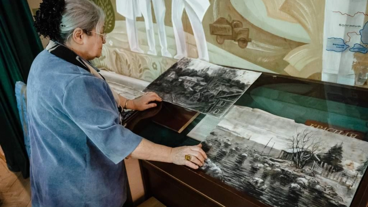 Картины и архивы Кореневского музея спасены и переехали в Курск