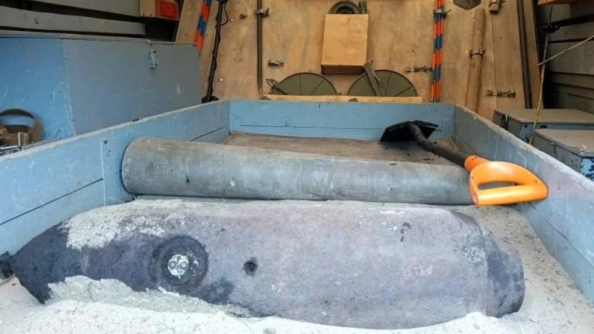 Под Курском нашли немецкую авиабомбу времён Великой Отечественной