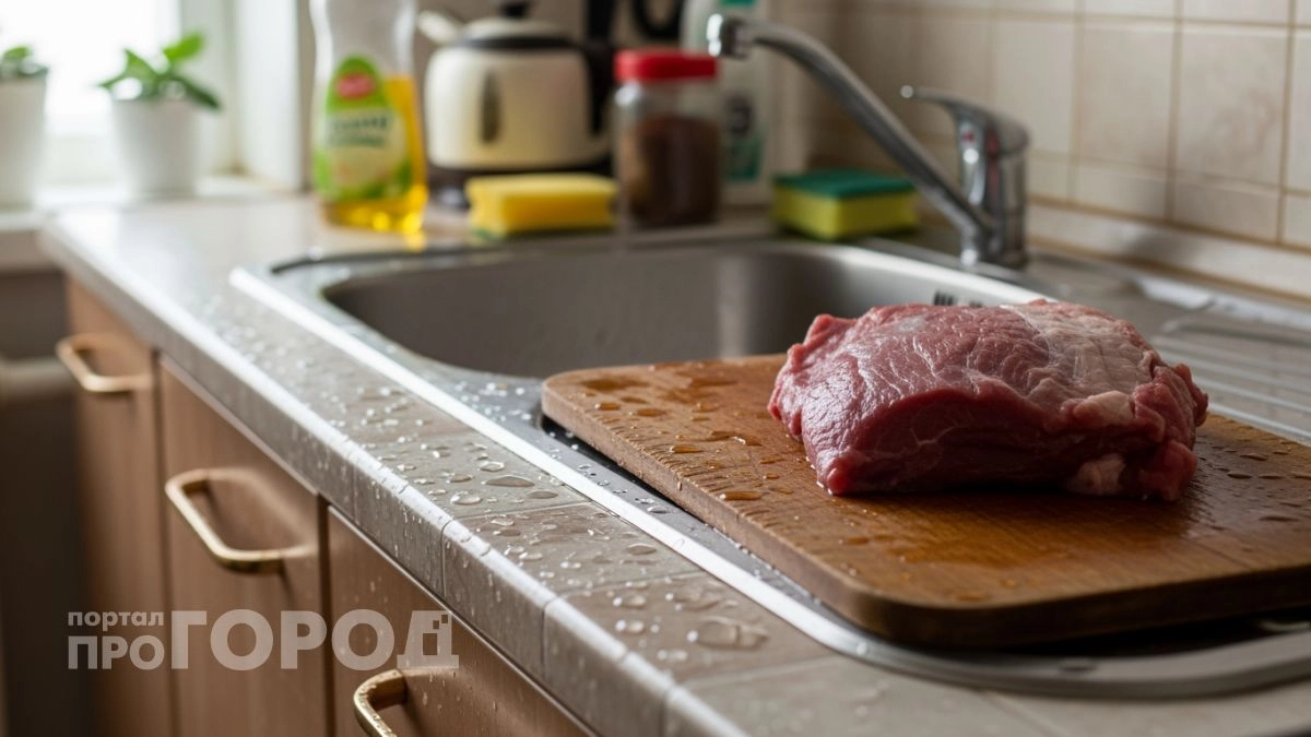 Хватит разносить бактерии по всей кухне: почему мытье сырого мяса под краном смертельно опасно для здоровья