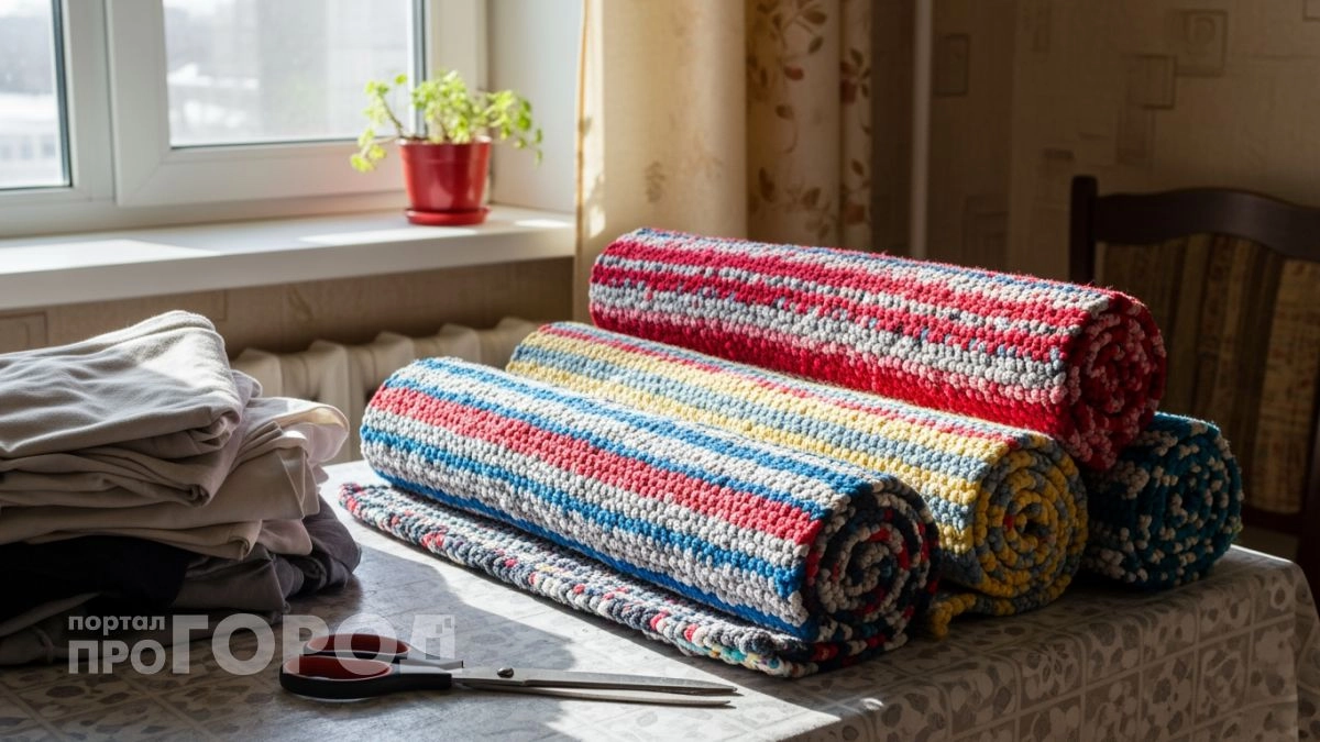 Перестала покупать коврики в магазинах: превращаю ненужные футболки в стильный декор за пару вечеров