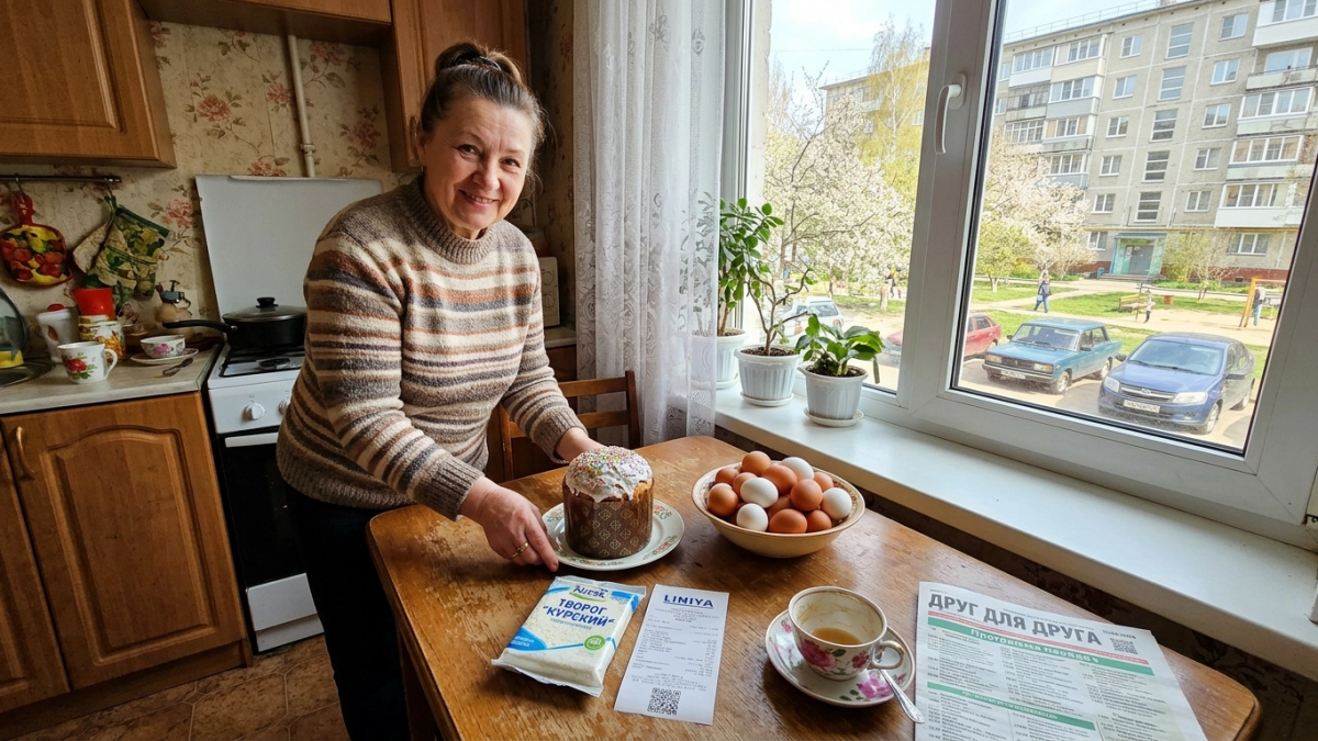 Пасхальный стол в Курской области обойдётся почти в 487 рублей