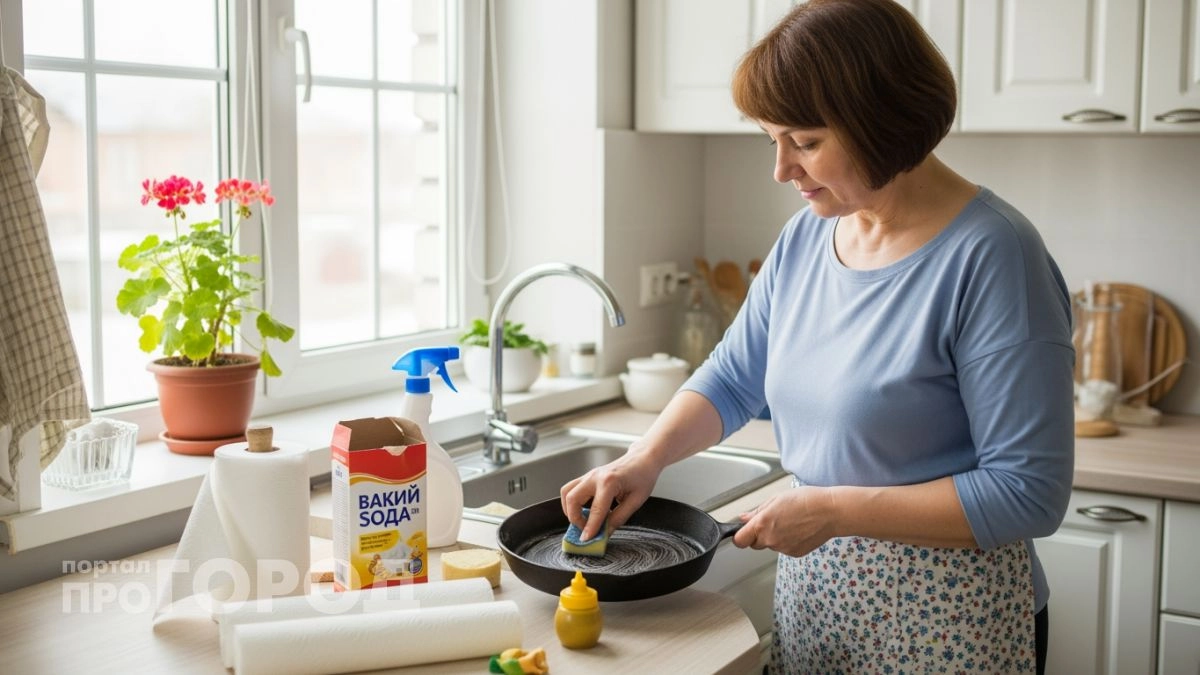 Хватит тратить силы на оттирание плиты: смешайте эти три продукта и жир растворится у вас на глазах за минуту