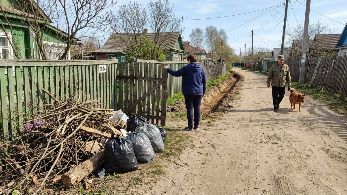 Прочистили ливневку — уничтожили сирень и бросили горы веток
