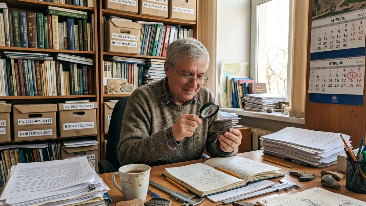 Легенде курской археологии Владимиру Енукову исполнилось 70 лет