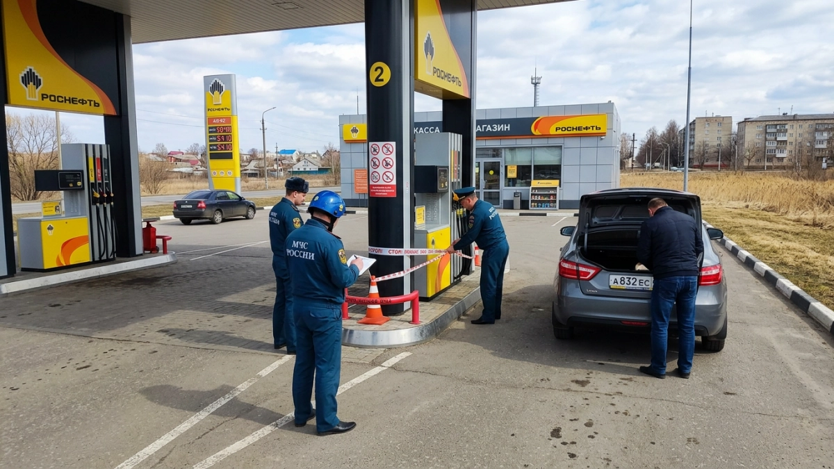 Беспилотник атаковал заправку в Льгове в первые часы пасхального перемирия