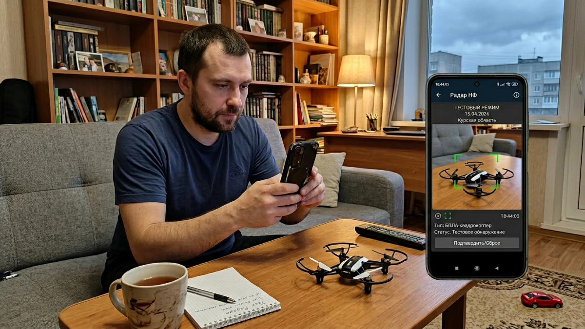 «Радар НФ»: 26 тысяч курян сообщают о дронах прямо со смартфона