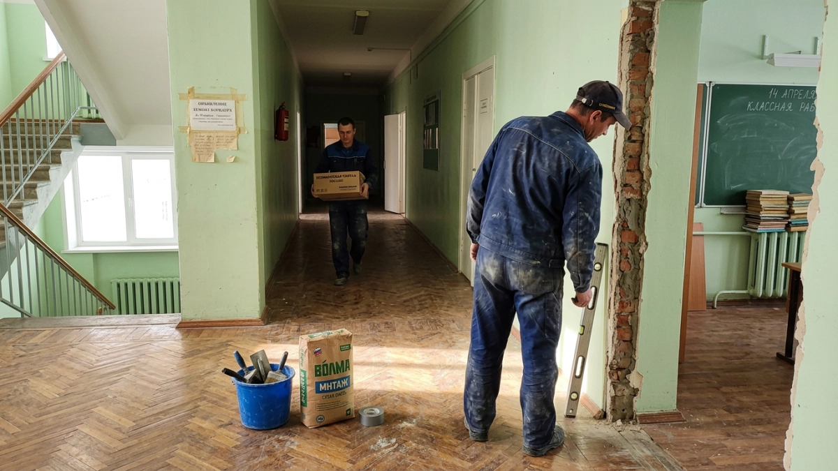 16 из 26 курских школ нашли подрядчиков на капремонт за неделю плюс три