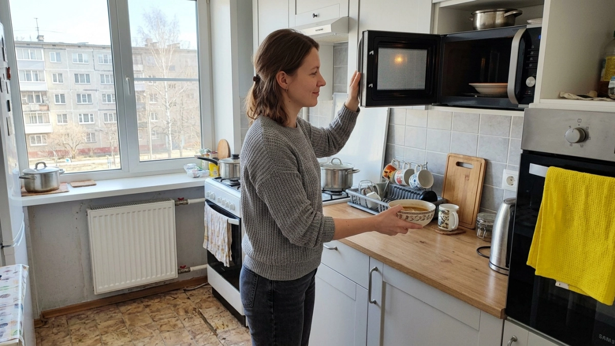 Жена отказалась мыть микроволновку, пока я не показал этот трюк: 6 минут — и всё блестит