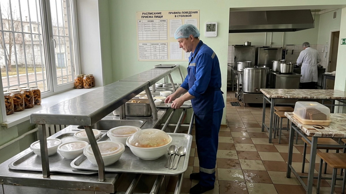 Щи, гречка и компот: чем кормят осуждённых Смирнова и Дедова в СИЗО