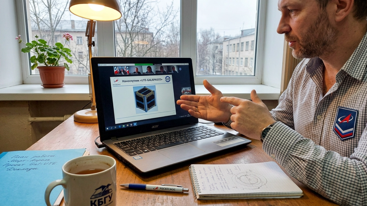 Курские учёные на телемосте рассказали Мексике о наноспутниках и МКС