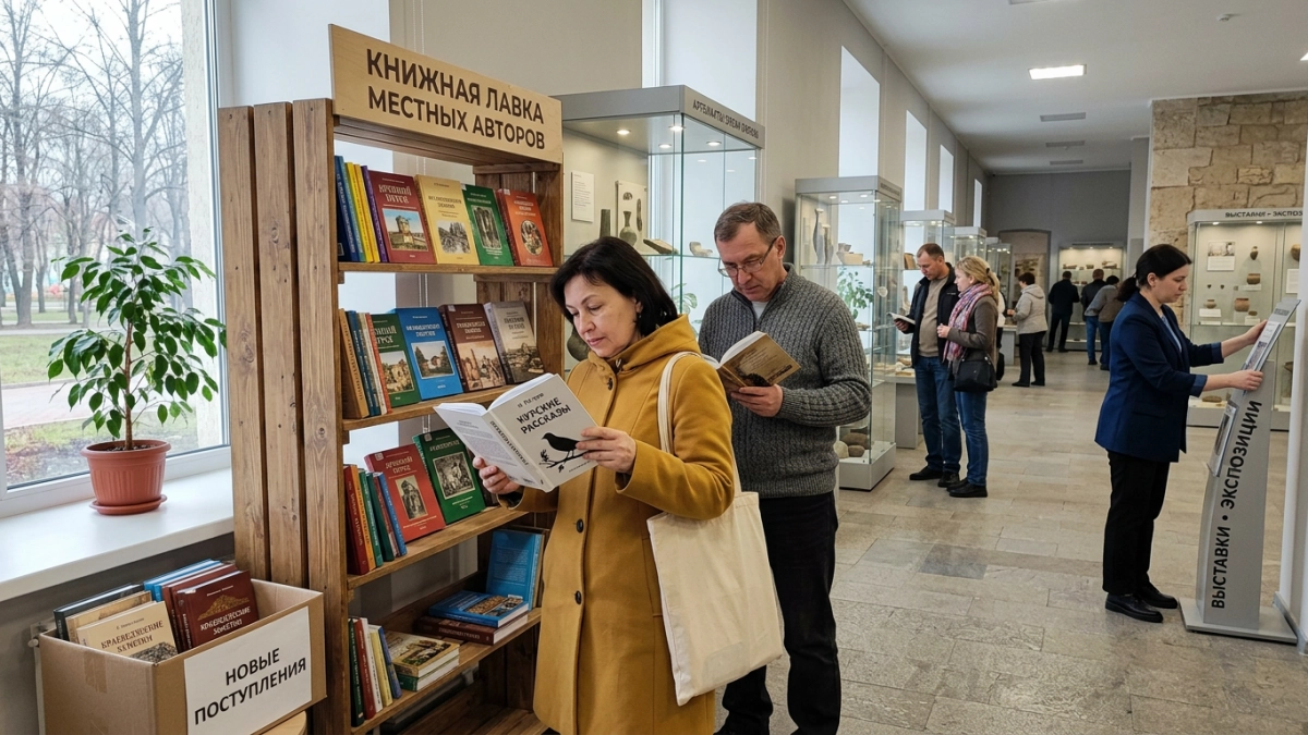 В Курском музее археологии открылась лавка с книгами местных авторов