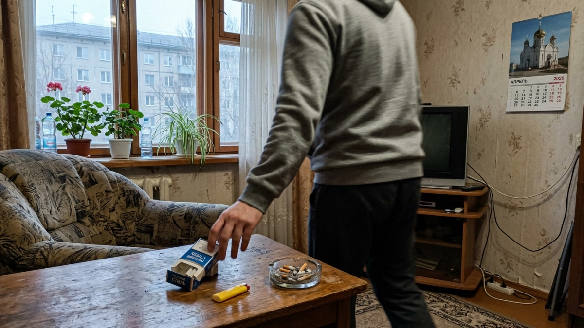 Пожар в Курске унёс жизни двух человек: дом остался без извещателя