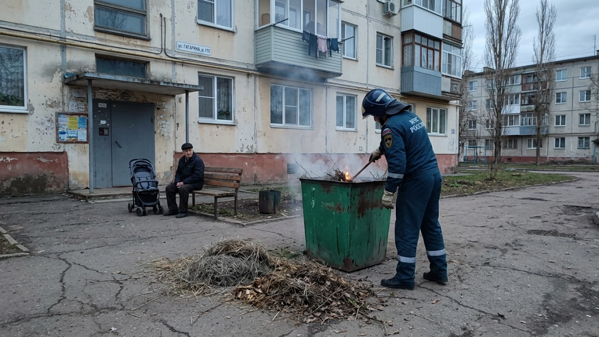 В Курской области за сутки — 3 пожара, 32 пала и обезвреженная взрывоопасная находка