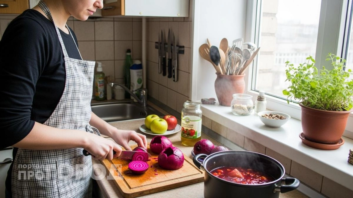 Хватит портить борщ неправильной зажаркой: узнайте секрет поваров для сохранения ярко рубинового цвета супа