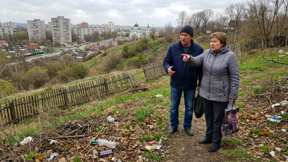 Хинштейн потребовал навести порядок на заброшенной Полугоре в Курске