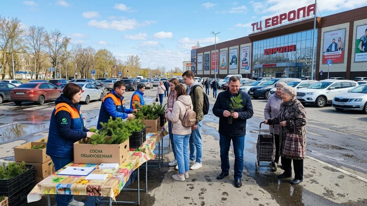 В Курске раздадут 5 000 саженцев сосны: один — в одни руки