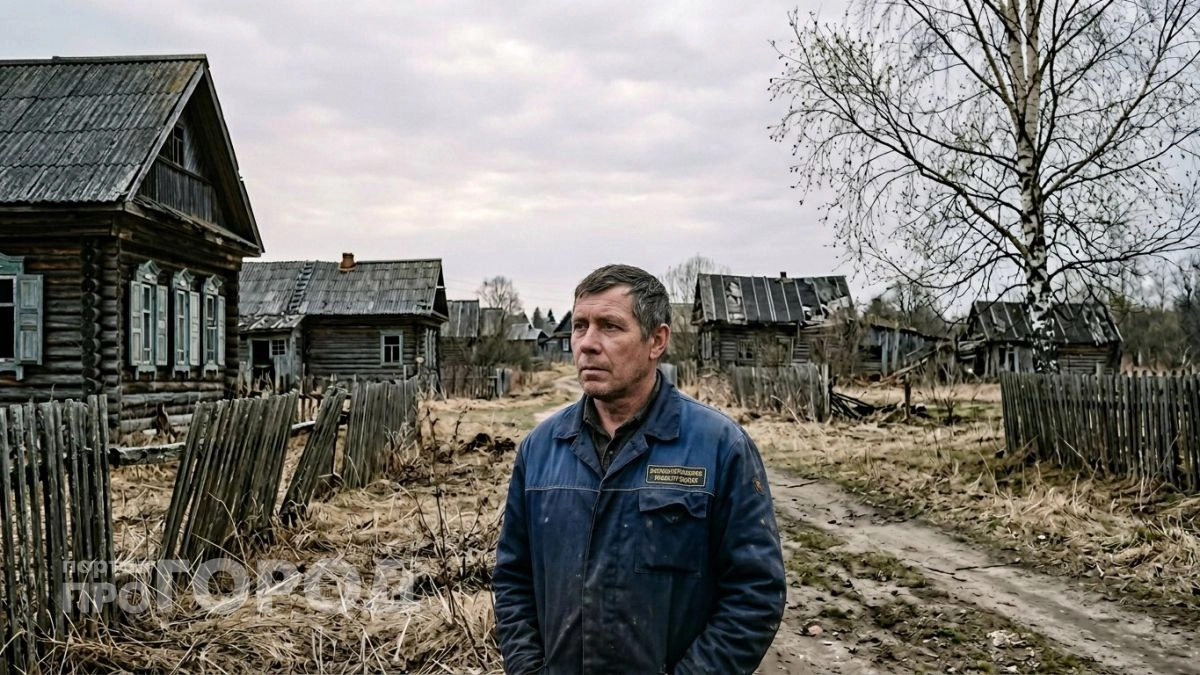 Две семьи и дачник: как умирают деревни Курской области