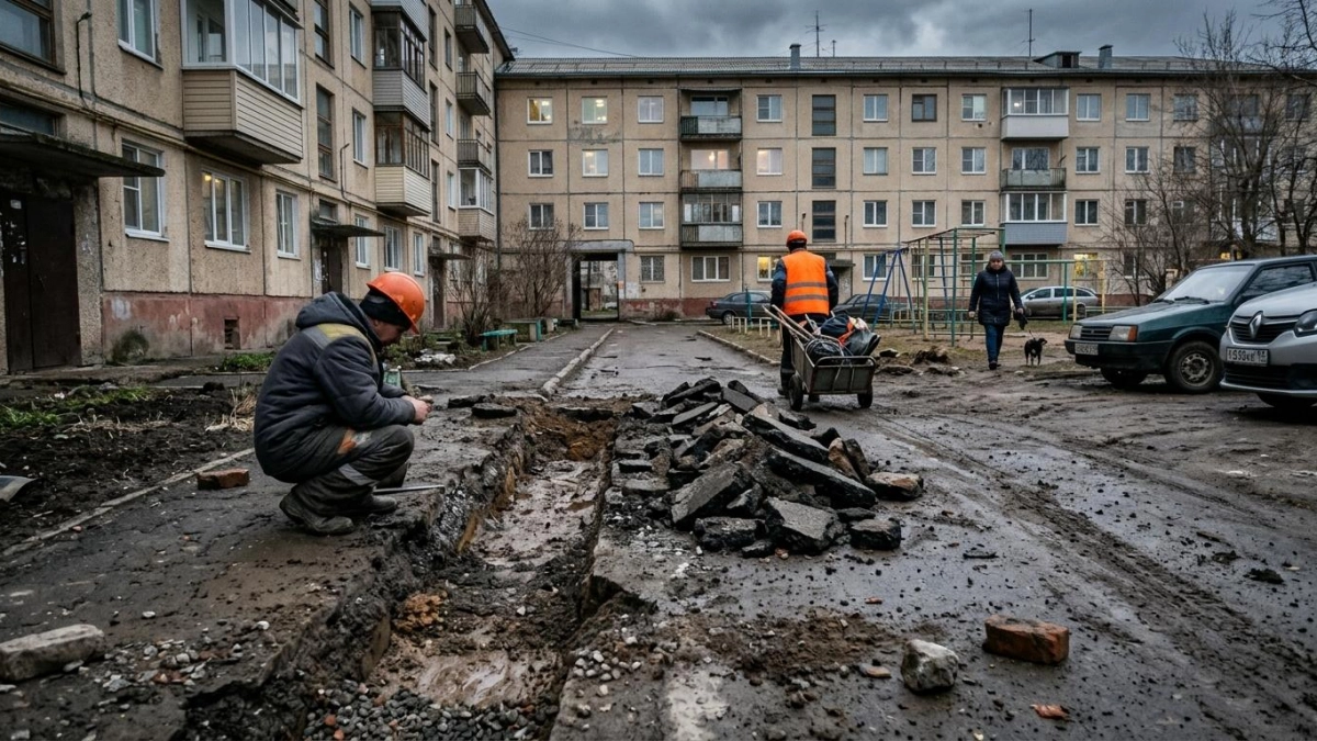 Прокуратура нашла нарушения во дворах трёх улиц Курска после жалоб жителей