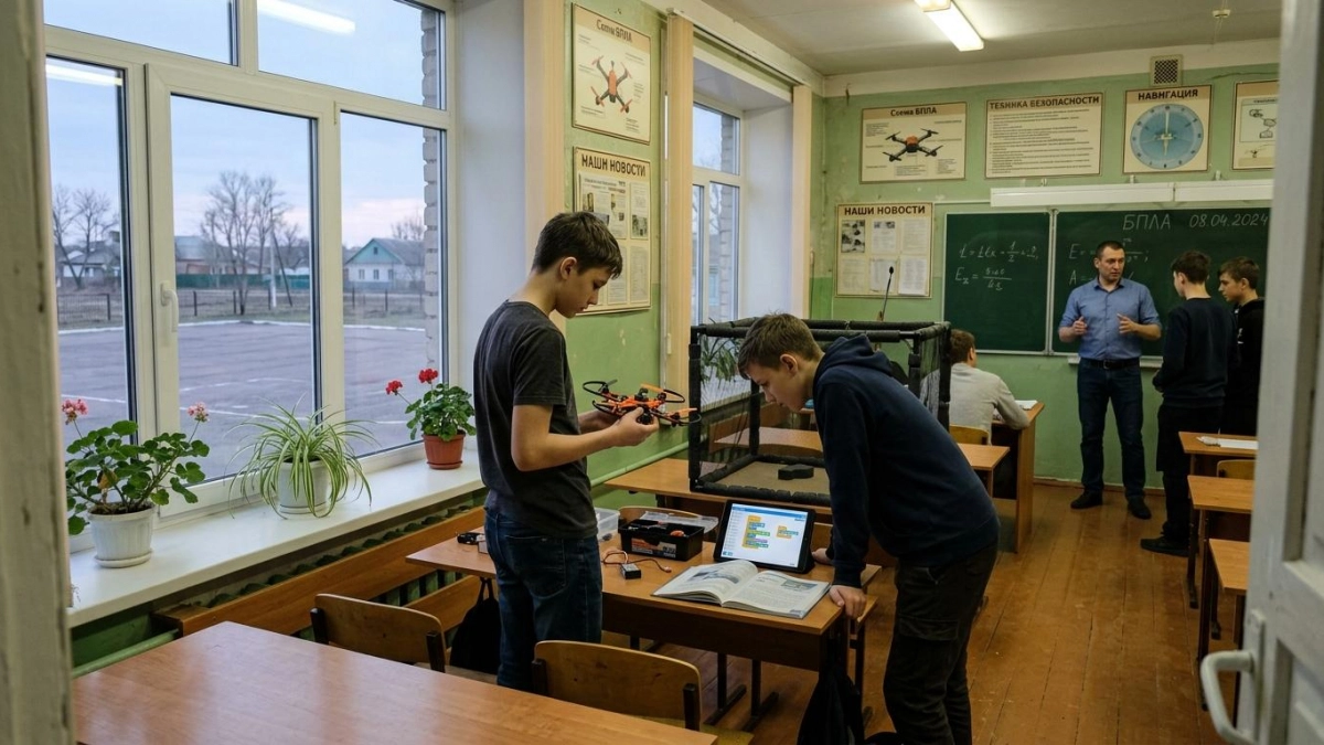 Курские школы обязали закупить дроны и сетки для кабинетов ОБЗР
