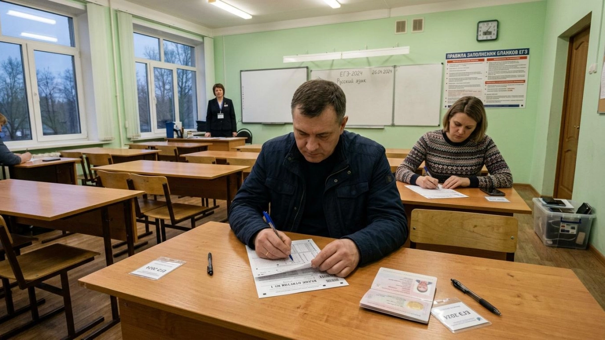 Родители курских выпускников сдали ЕГЭ по русскому языку в 10-й раз