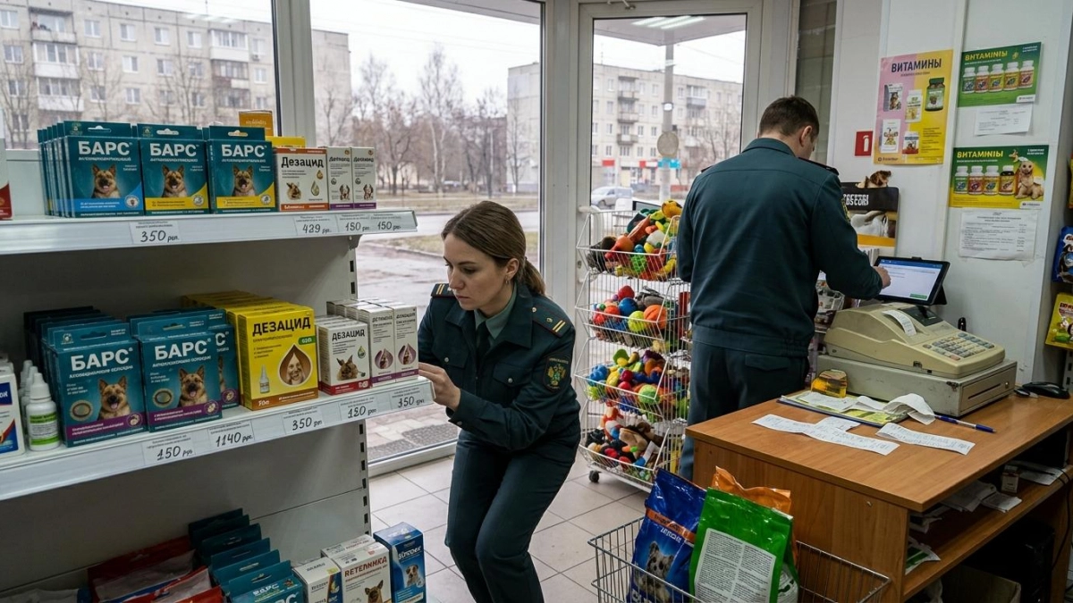 Курский зоомагазин продал 23 ветпрепарата без лицензии и получил штраф