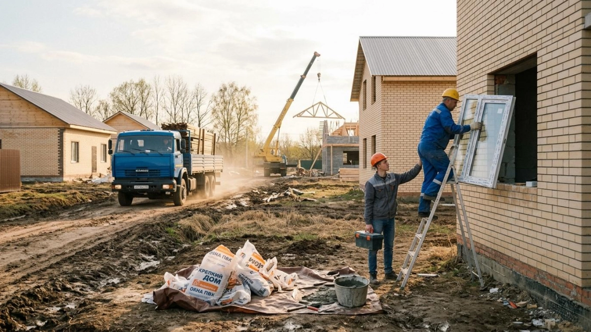 В Курской области в апреле запустят строительство 4 коттеджных посёлков для жителей приграничья