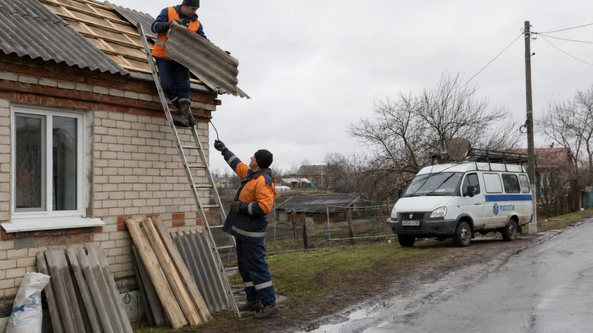 Ураган повалил деревья и сорвал крыши в трёх районах Курской области