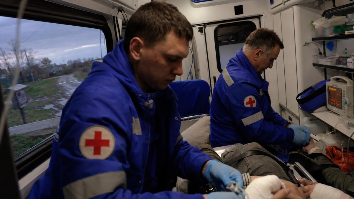 64-летний житель Курской области получил ожоги лица и конечностей после атаки дрона