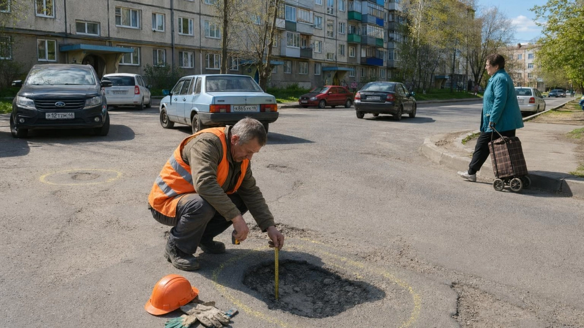 Курск ждёт ямочного ремонта: подрядчиков ещё только ищут