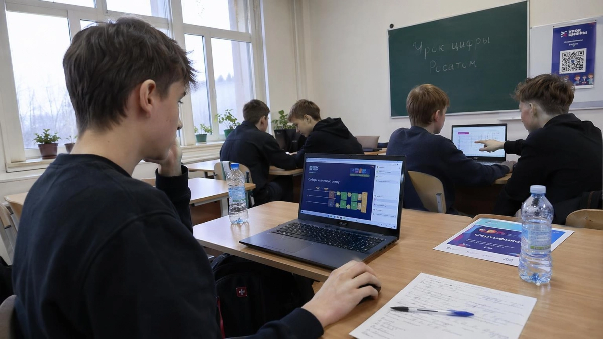 Курские школьники узнали, как программировать квантовый компьютер