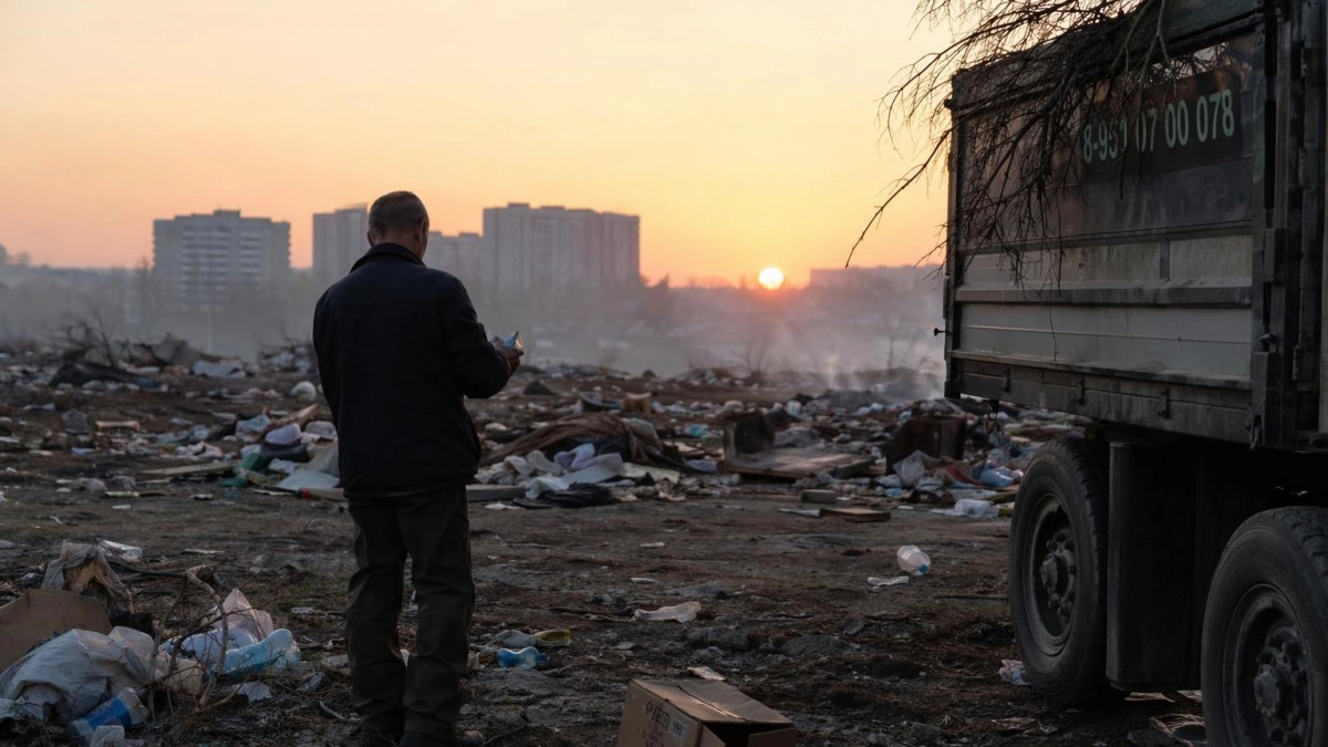 В Курске нашли свалку размером с два футбольных поля — и знают виновных