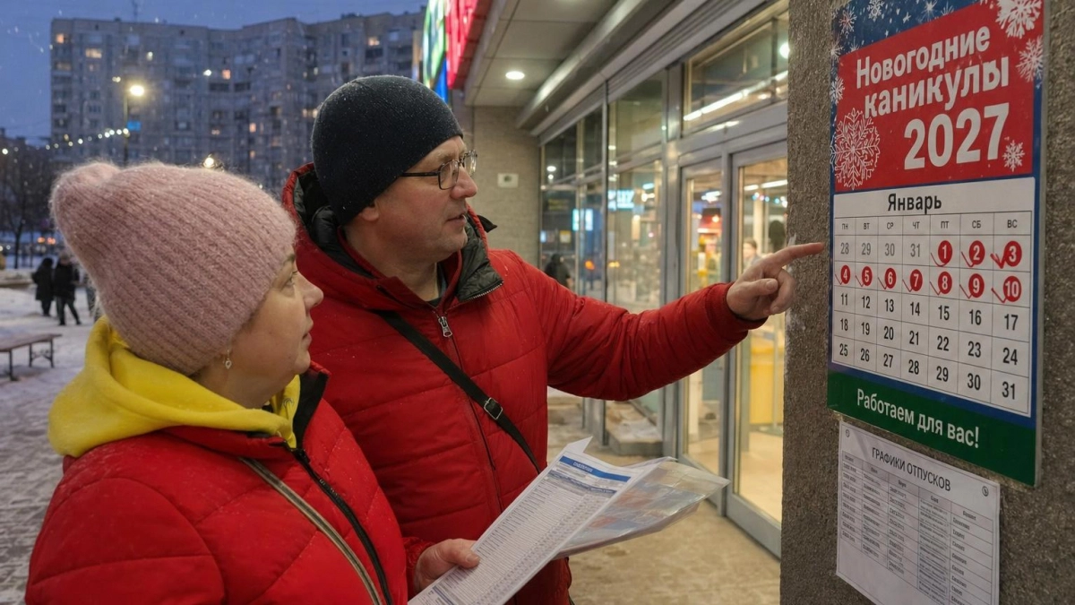 В 2027 году россиян ждут новогодние каникулы длиной 11 дней