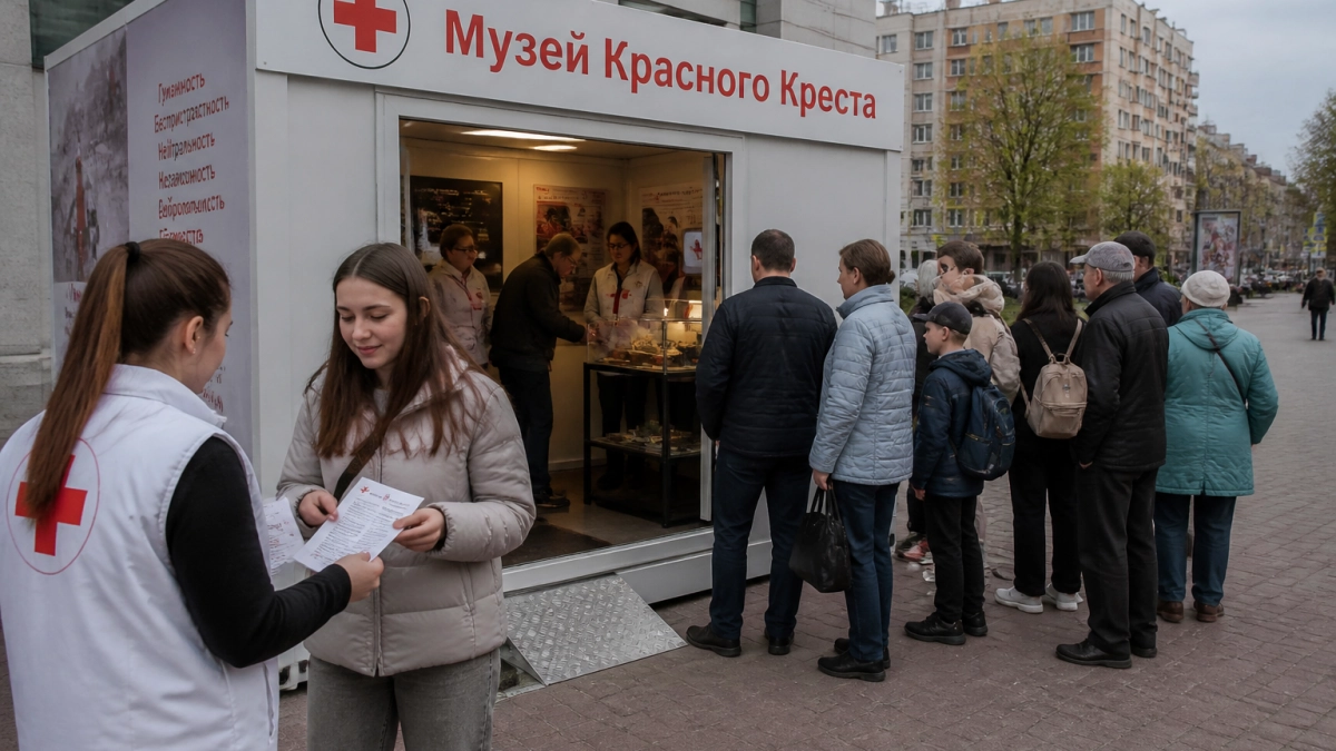 В Курске открылся интерактивный музей Красного Креста с реконструкцией военной операционной