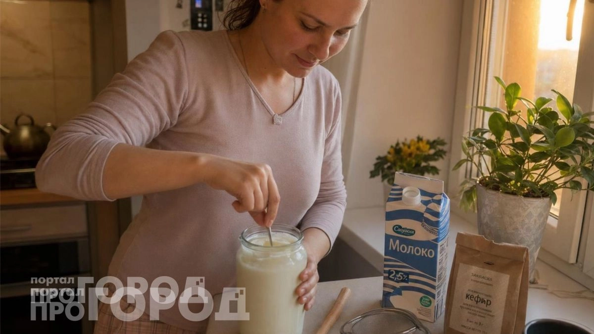 Больше не трачу деньги на магазинный кефир: смешиваю два продукта и получаю густой домашний напиток за копейки