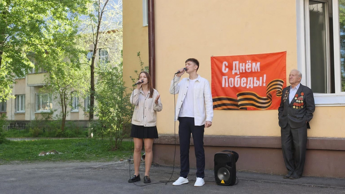 Студия «Драйв» КГМУ сняла клип ко Дню Победы в Понырях