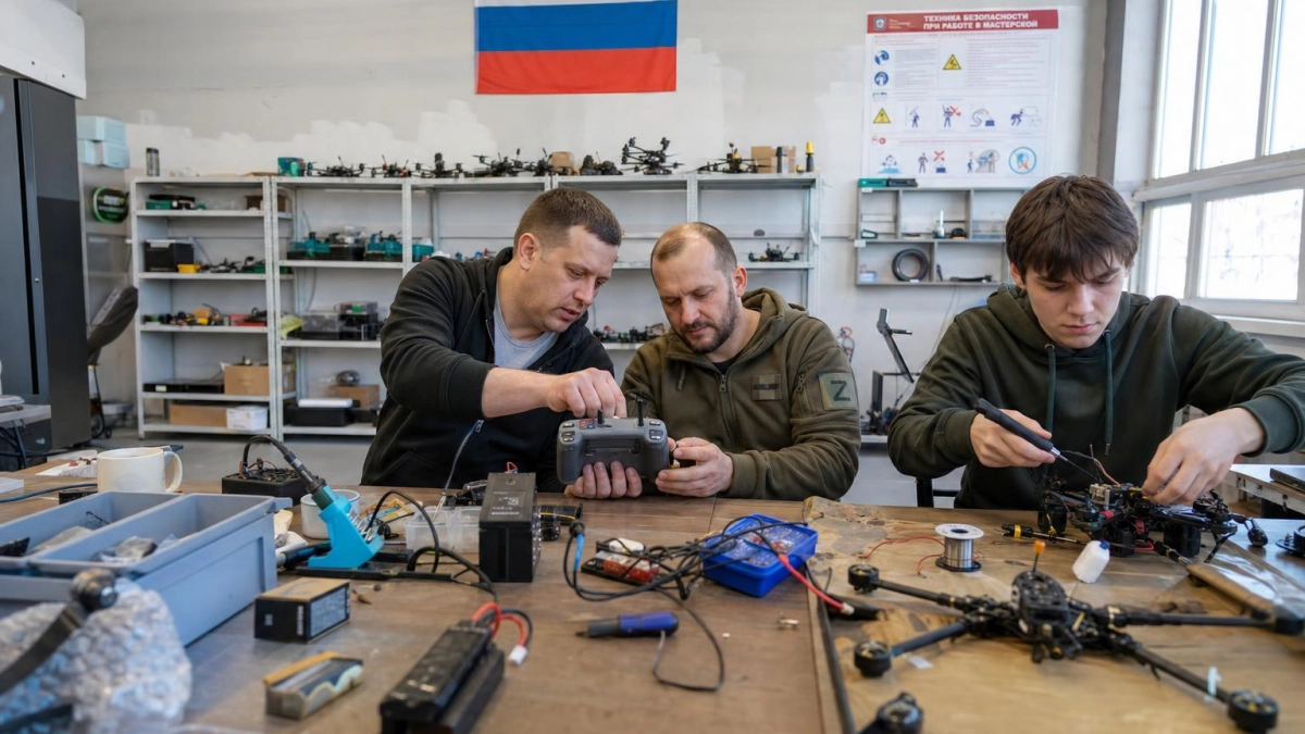 В Курске волонтёры запустили центр сборки и обучения операторов БПЛА