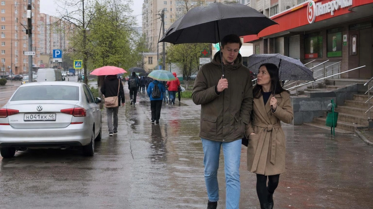 Четырёхдневная неделя в Курске начнётся с гроз и дождей