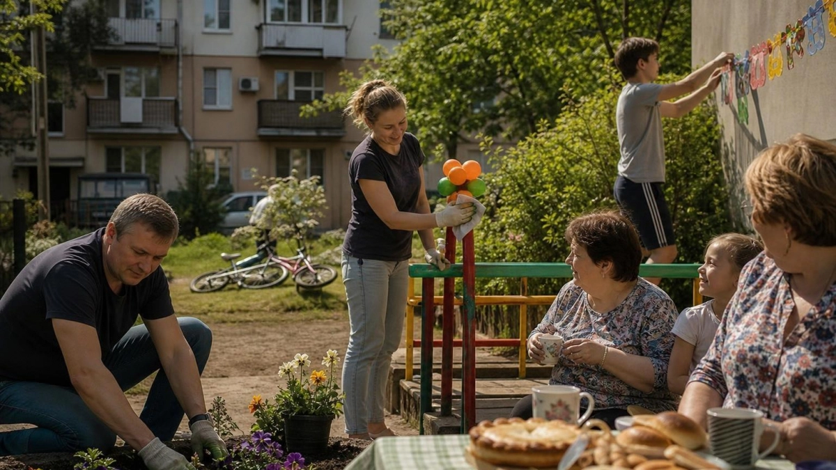 29 мая куряне отметят День соседей встречами и субботниками во дворах
