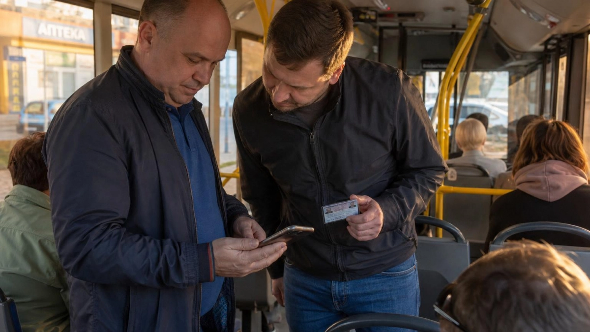 Контролеры курских автобусов работают без формы — только с удостоверением