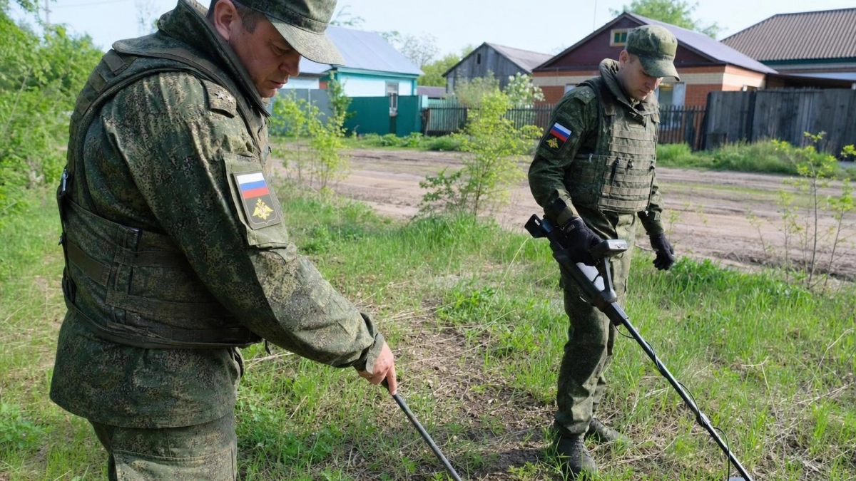 Саперы «БАРС-Курск» очистили от боеприпасов более 527 гектаров приграничья за неделю