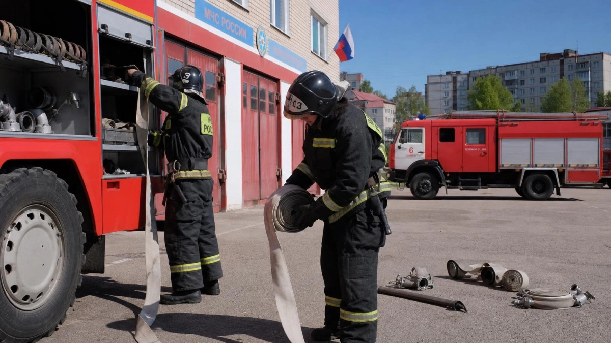Четыре пожара за сутки в Курской области: пострадавших нет