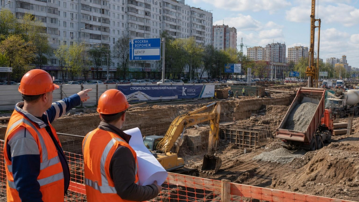 В Курске подпишут контракт на строительство 3,8-километровой тоннельной развязки