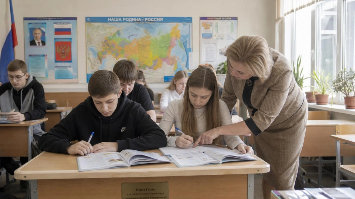 В Курске открыли «Парты Героев» одноклассникам, погибшим с разницей в четыре дня