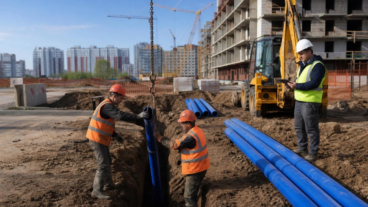 В Железногорске за 240 млн рублей построят водоснабжение трёх новых микрорайонов
