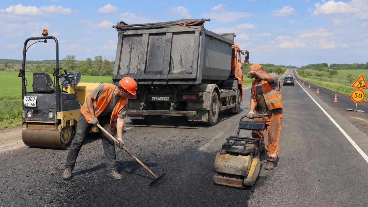 В Курской области по нацпроекту отремонтируют 28 дорог и три моста