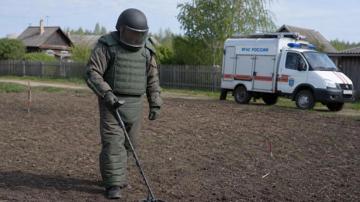 Житель Шептуховки подорвался на мине и госпитализирован в тяжёлом состоянии