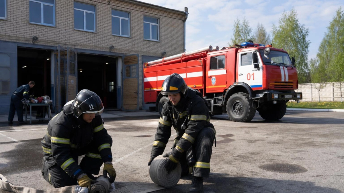 В Курской области за сутки 9 пожаров: спасены взрослые и ребёнок