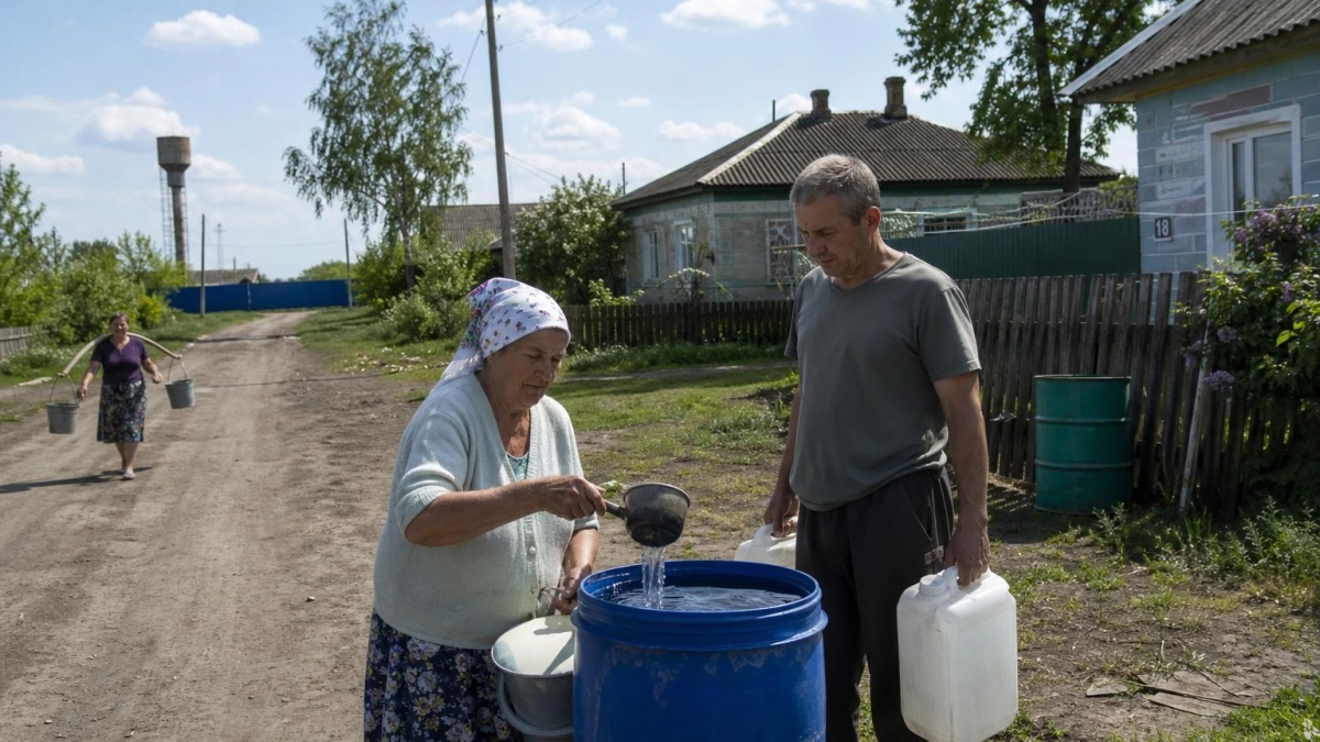 Водонапорная башня на частном участке оставила хутор без воды в жару