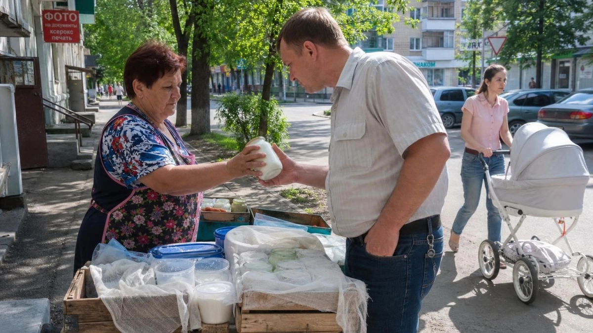 В Курске торговцы молоком накопили 36 протоколов и игнорируют штрафы