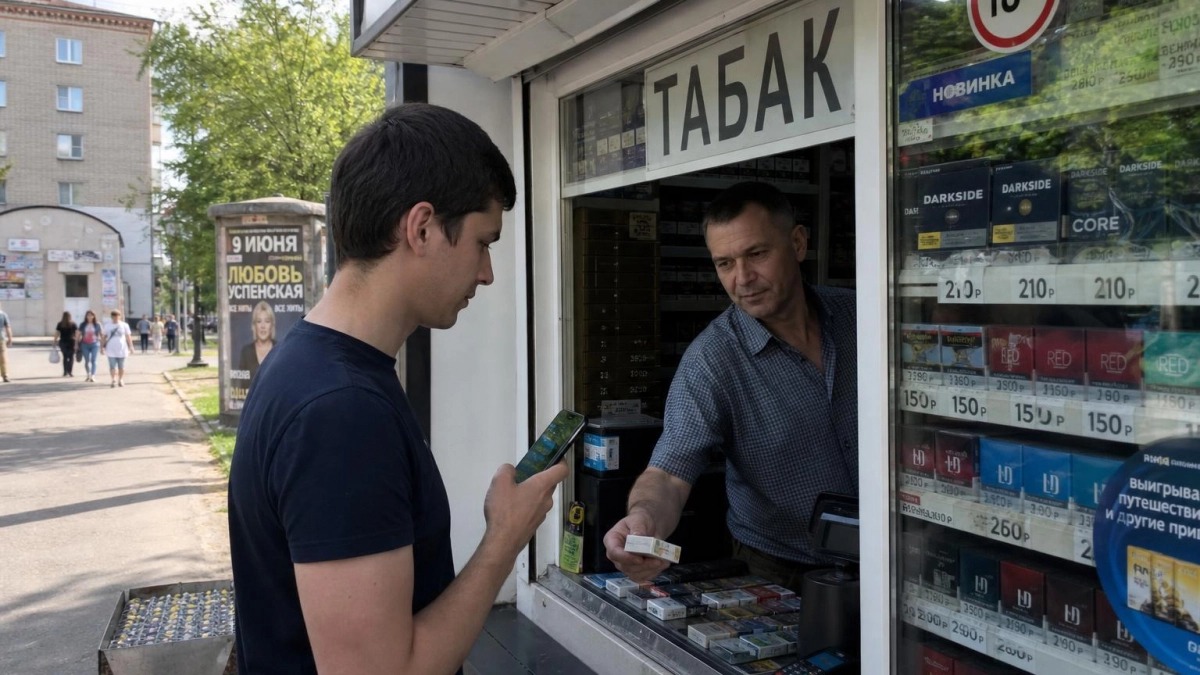 Курский торговец табаком нарушал маркировку 7300 раз за месяц